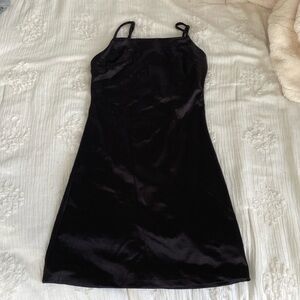 altard state black mini dress